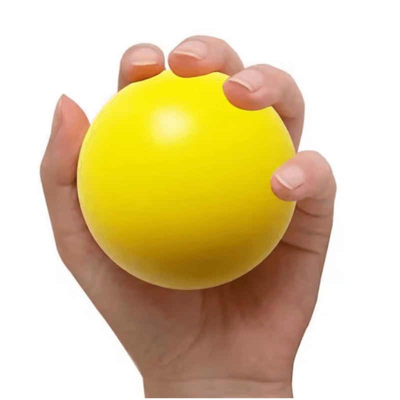 Elastic Finger Grip Strength Trainer Hand Exercise Resistance Ball 1