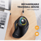 Rechargeable Wireless Trackball Mouse Ergonomic RGB Rollerball For PC And Laptop 1