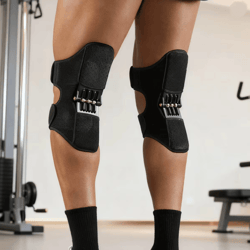 vbosi adjustable knee brace with triple spring booster support pair