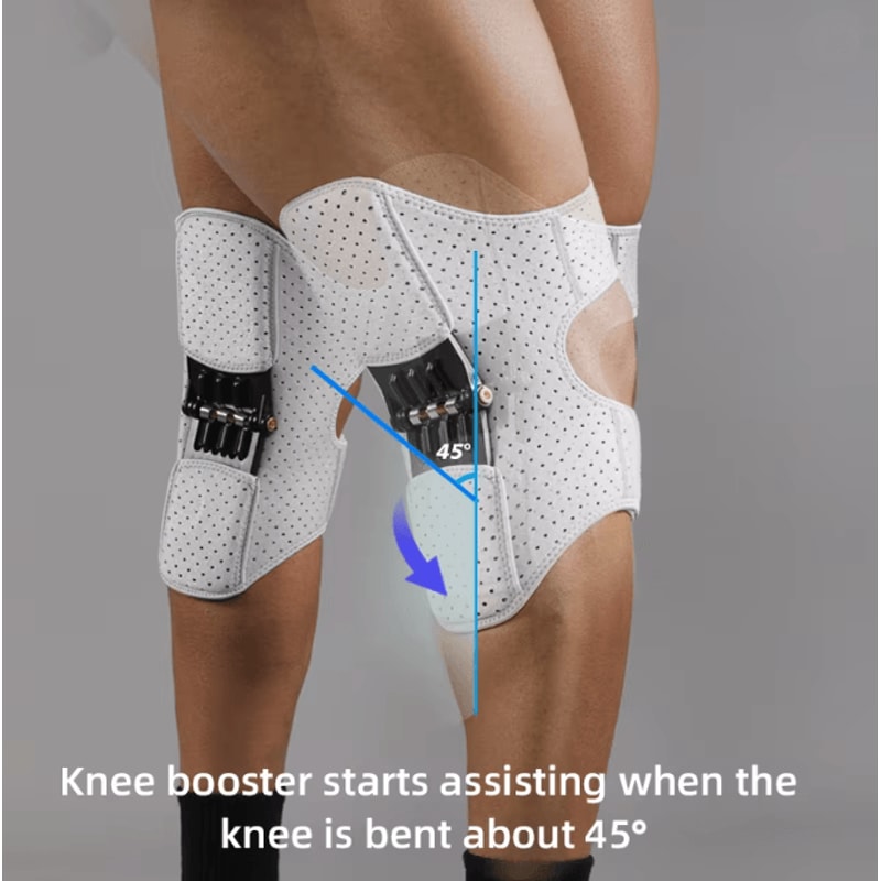 VBOSi Adjustable Knee Brace With Triple Spring Booster Support Pair 1