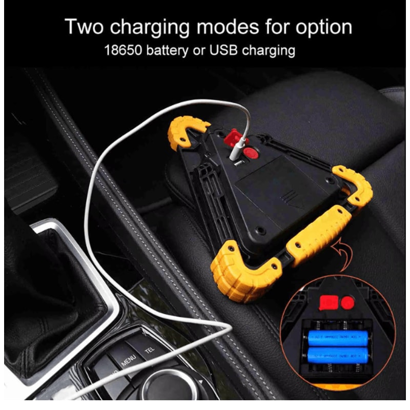 30W LED Car Emergency Warning Triangle Safety Stop Sign Light 2