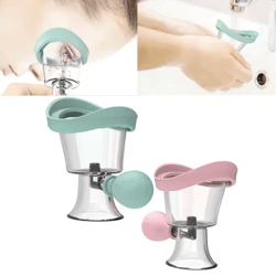 reusable silicone eye wash cup soft eyewash rinse cleaner