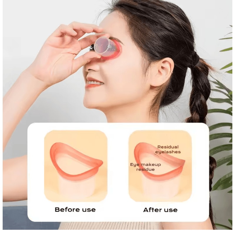 Reusable Silicone Eye Wash Cup Soft Eyewash Rinse Cleaner 2