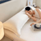 Ultra Soft Washed Long Body Pillowcase For Couples Extra Long Solid Color Pillow Cover 3