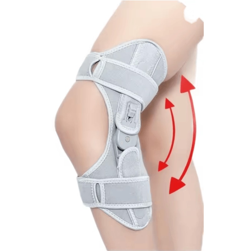 Spring Powered Knee Support Brace Adjustable Knee Assist Device With Rebound Stabilizer 5