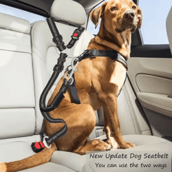 heavy duty adjustable dog car seat belt safety leash for secure travel