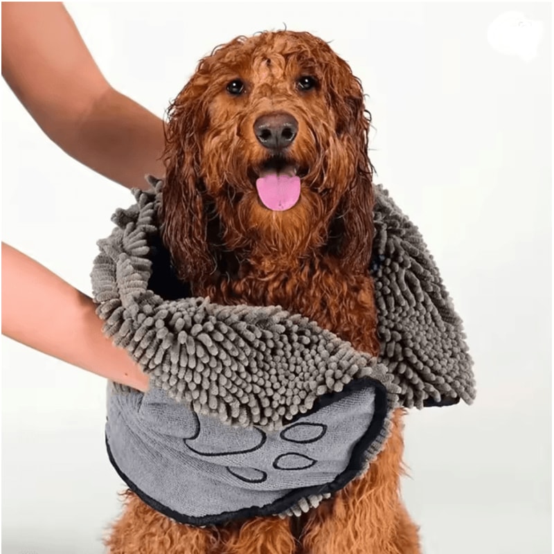 Super Absorbent Pet Bath Towel Quick Dry Dog And Cat Bath Robe 0