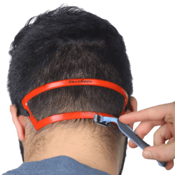 salon neck hairline guide template for clean neckline haircuts