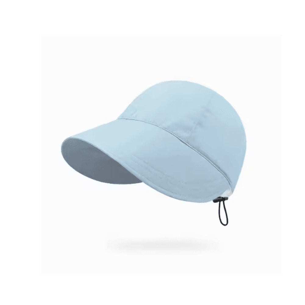 Womens Foldable Wide Brim Sun Hat With Ponytail Opening And UV Protection 9