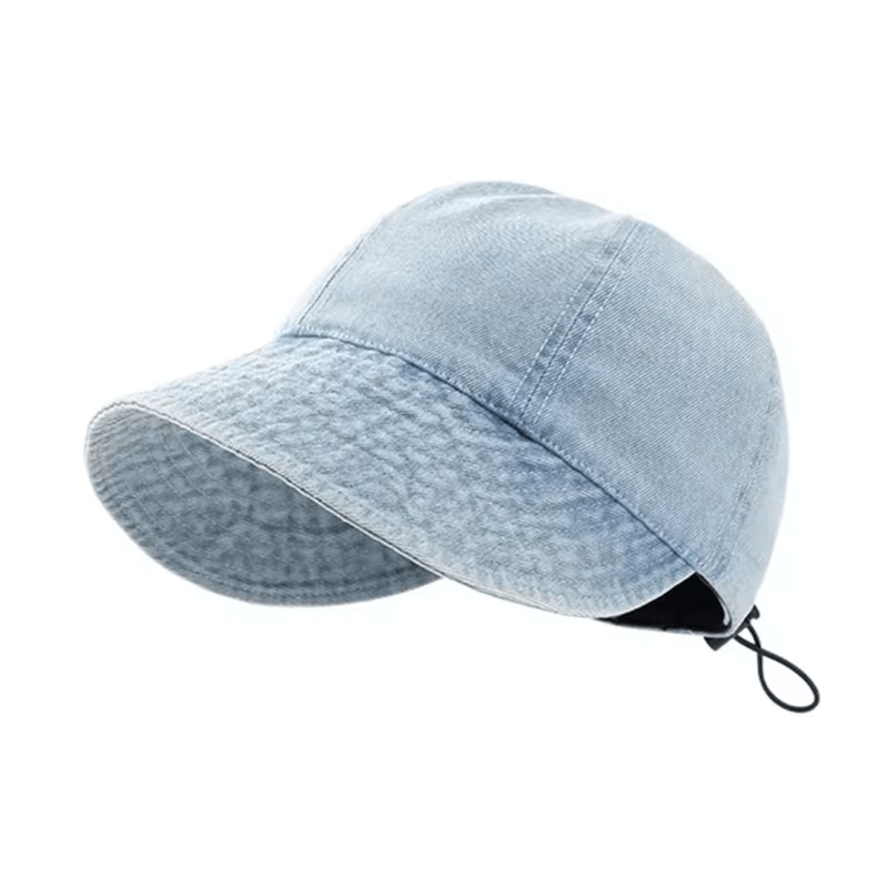 Womens Foldable Wide Brim Sun Hat With Ponytail Opening And UV Protection 5