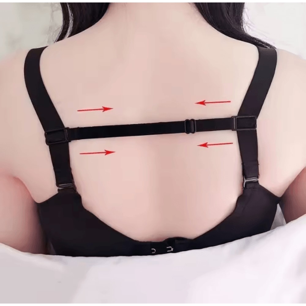 Invisible Adjustable Bra Strap Holder Non Slip Shoulder Strap Clips For Women 1
