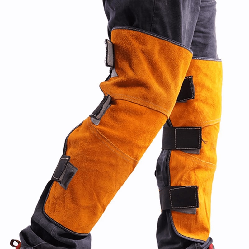 Fireproof Welding Leg Covers Reinforced Protective Wrap Sleeves 1