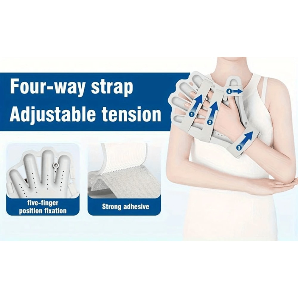 Adjustable Finger Splint Hand Support Brace For Pain Relief And Correction 0