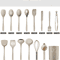 15 Piece Khaki Silicone Kitchen Utensils Set Non Stick Cooking Tools 0