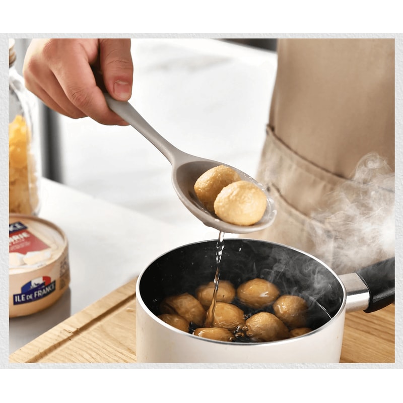 15 Piece Khaki Silicone Kitchen Utensils Set Non Stick Cooking Tools 1