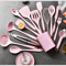 15 Piece Khaki Silicone Kitchen Utensils Set Non Stick Cooking Tools 4