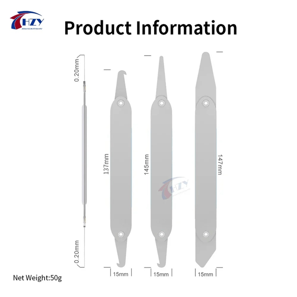 HZY Precision CPU Prying Knife Set Metal Pry Opening Tool Kit 4