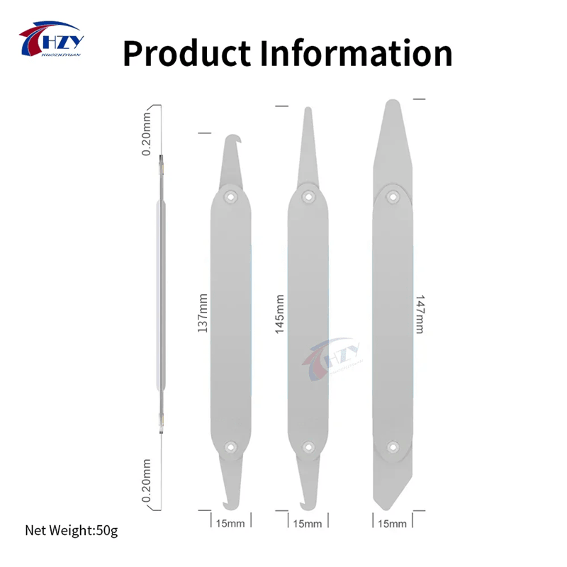 HZY Precision CPU Prying Knife Set Metal Pry Opening Tool Kit 4