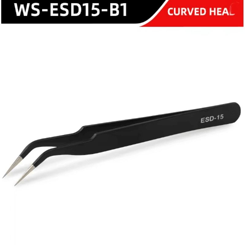 VVOSAI Anti Static Precision Tweezers Set For Phone And IC Repair 3