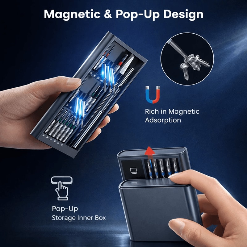 36 Bit Precision Screwdriver Set Magnetic Repair Tool Kit 2