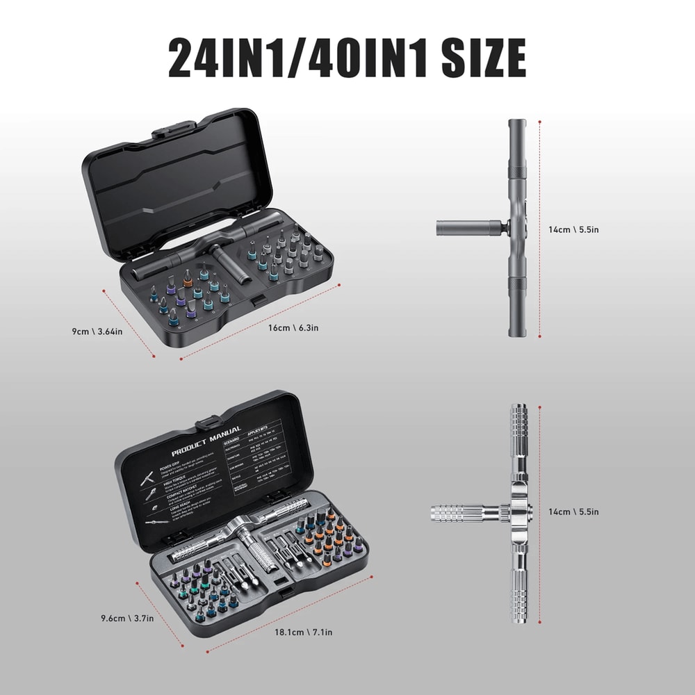 66 In 1 Precision Ratchet Screwdriver Set With Magnetic Bits Professional Mini Repair Tool Kit 0