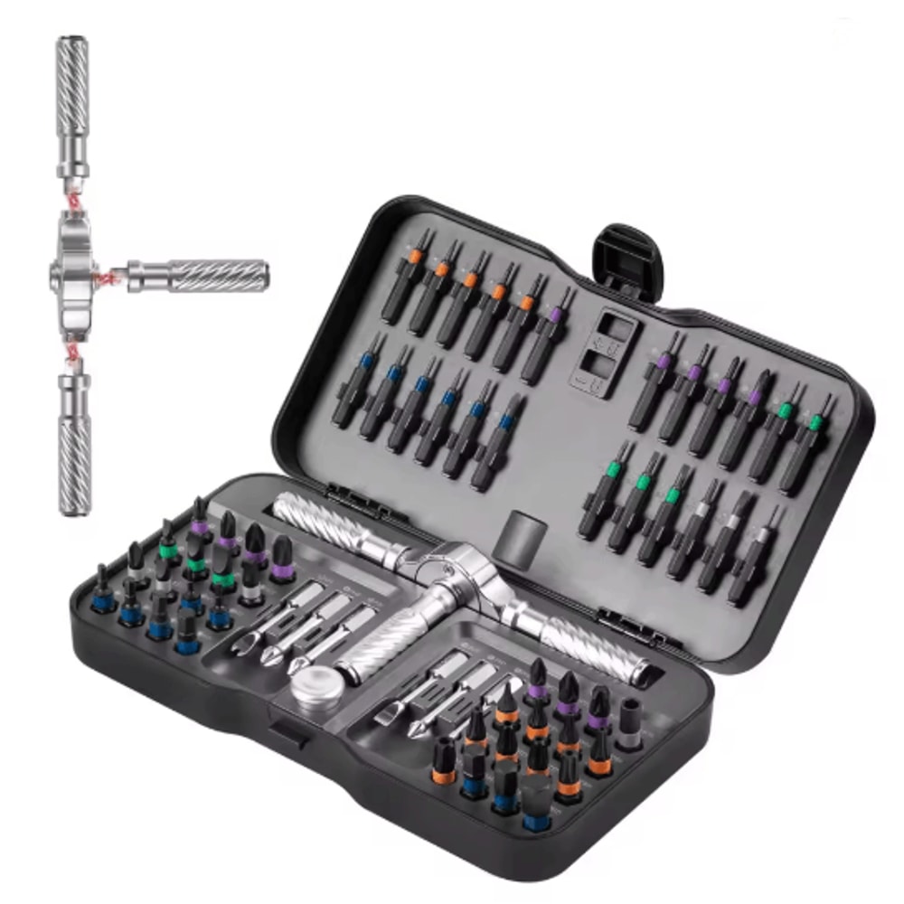 66 In 1 Precision Ratchet Screwdriver Set With Magnetic Bits Professional Mini Repair Tool Kit 4