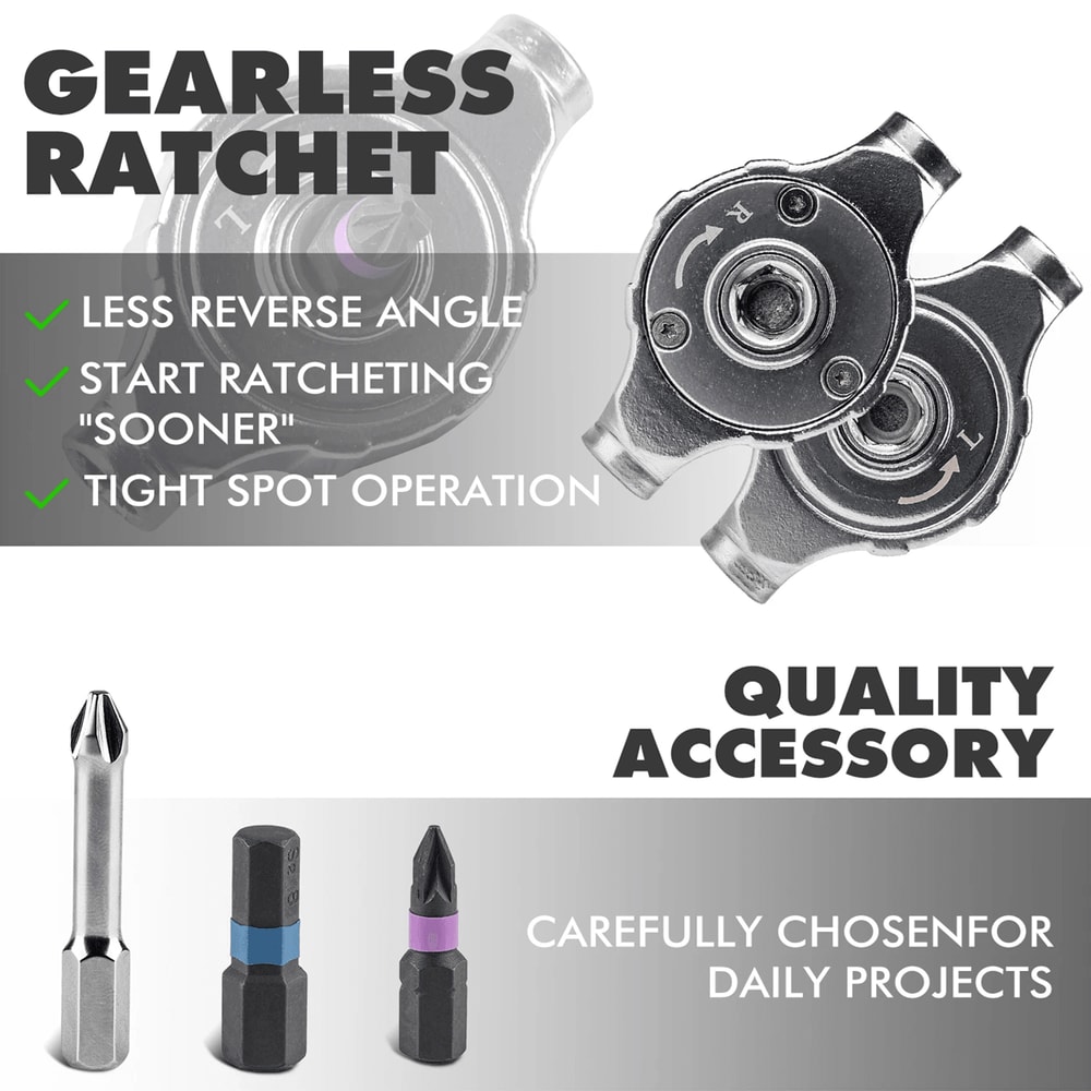 40 In 1 Precision Ratchet Screwdriver Set With Magnetic Bits Mini Repair Tool Kit 1
