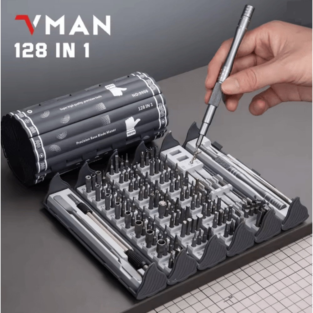 128 In 1 Precision Screwdriver Set Professional Magnetic Repair Tool Kit 2