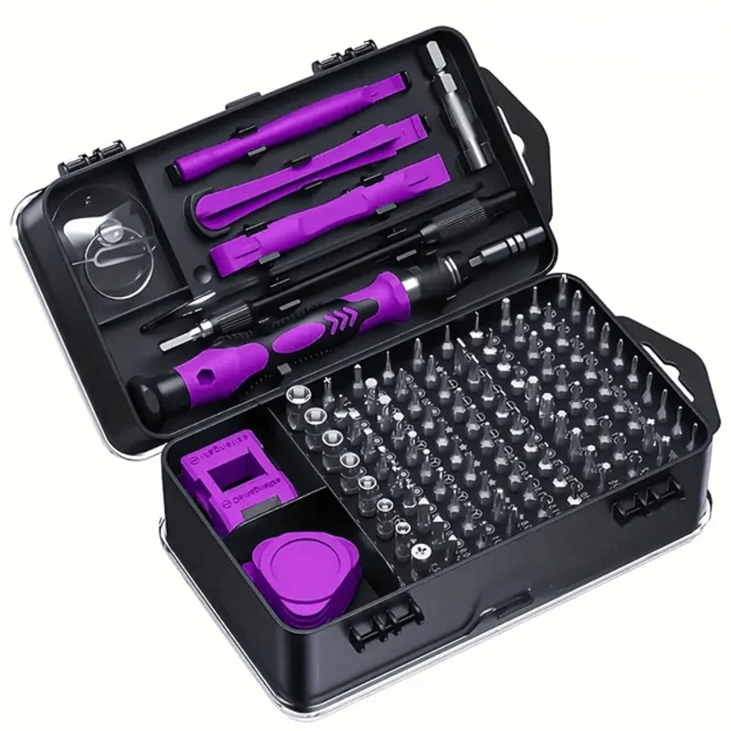 115 In 1 Precision Screwdriver Set Magnetic Electronics Repair Tool Kit 0