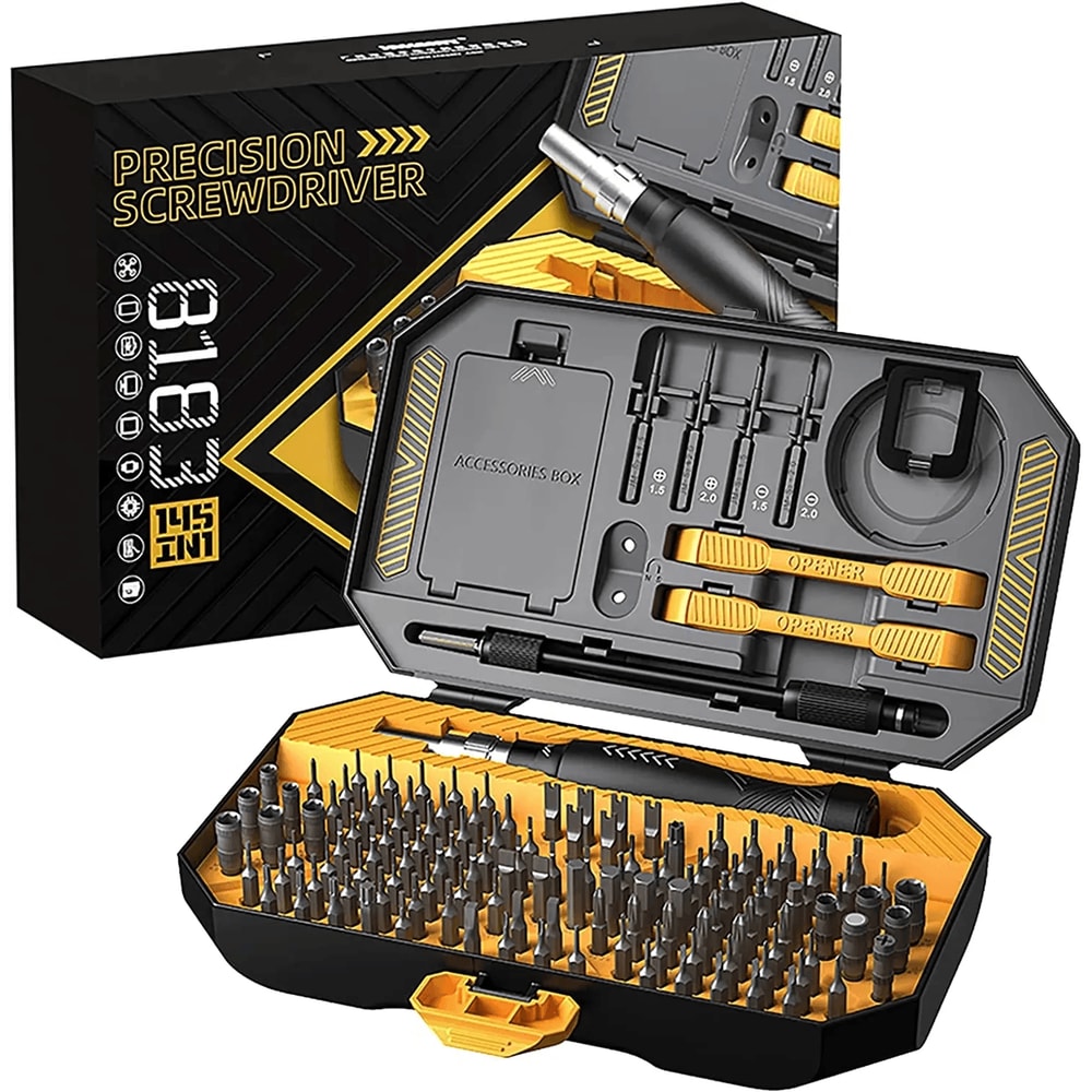 145 In 1 Precision Screwdriver Set Professional Magnetic Electronics Repair Tool Kit 0