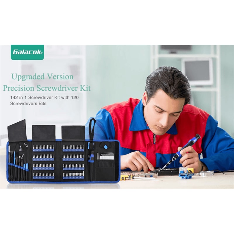 142 In 1 Precision Screwdriver Set Magnetic Electronics Repair Tool Kit 0