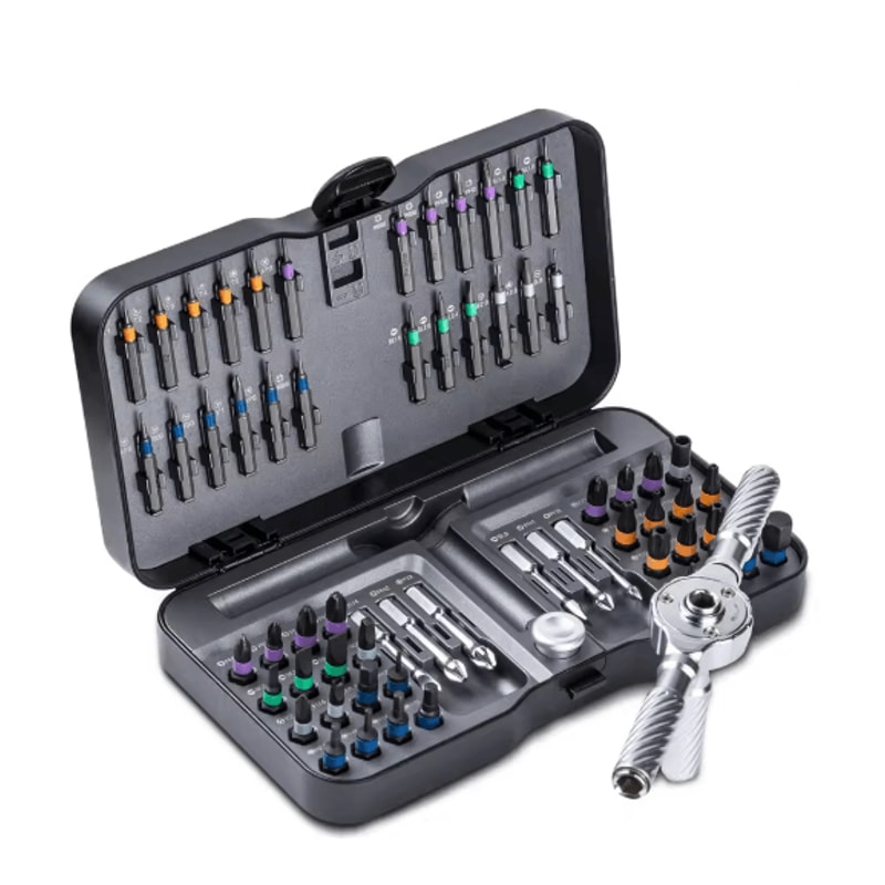 VMAN Precision Ratchet Screwdriver Set Magnetic Multi Bit Mini Repair Tool Kit 3