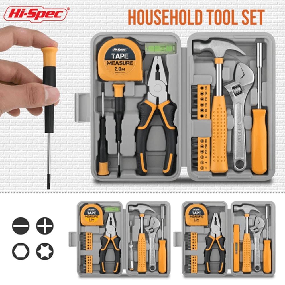Hi Spec 20 Piece Precision Screwdriver Set Compact DIY Repair Tool Kit 0