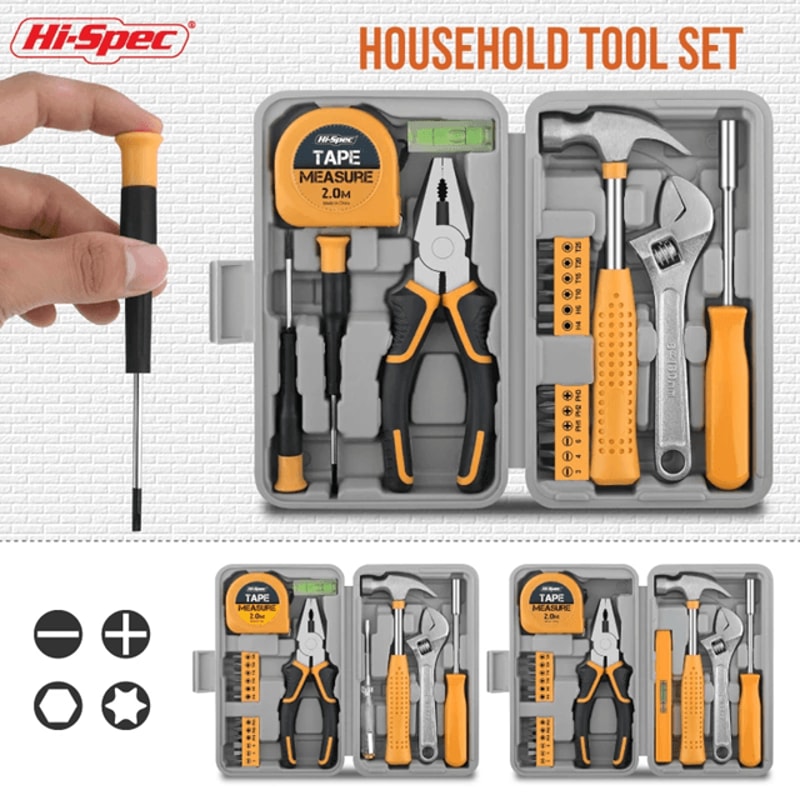 Hi Spec 20 Piece Precision Screwdriver Set Compact DIY Repair Tool Kit 0