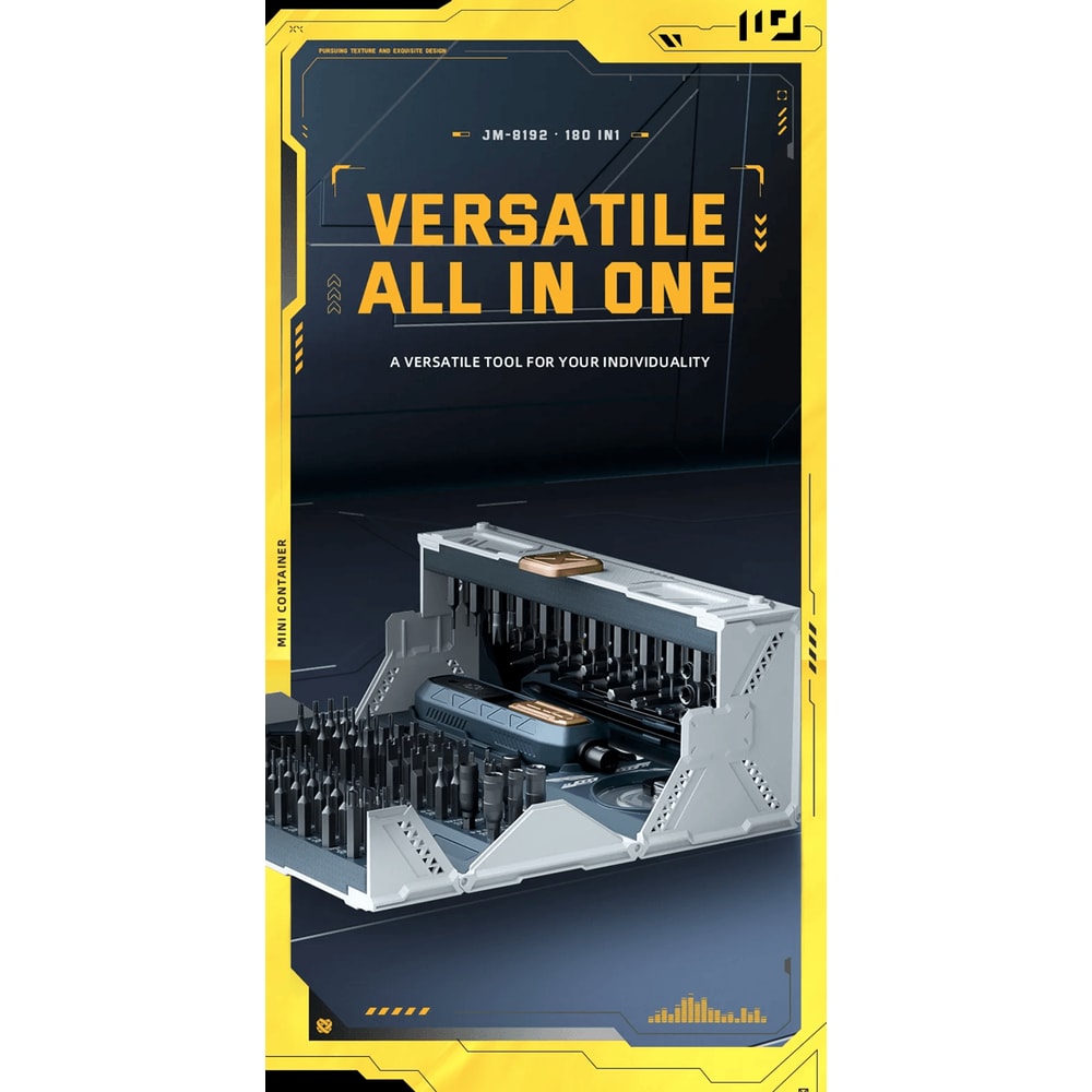 JAKEMY 180 In 1 Precision Screwdriver Set Professional Magnetic Electronics Repair Tool Kit 1