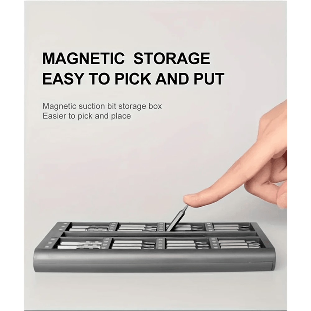 63 In 1 Precision Screwdriver Set Magnetic Electronics Repair Tool Kit 2