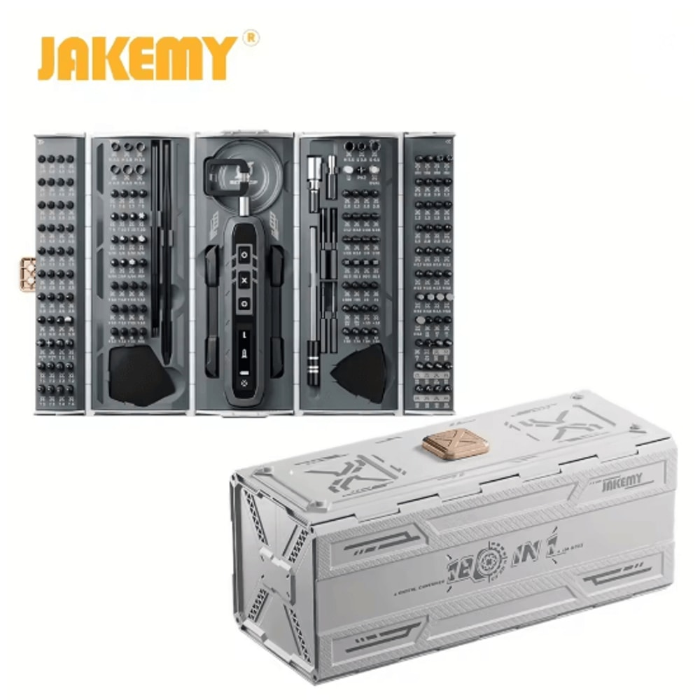 JAKEMY 180 In 1 Precision Screwdriver Set Magnetic Electronics Repair Tool Kit 4