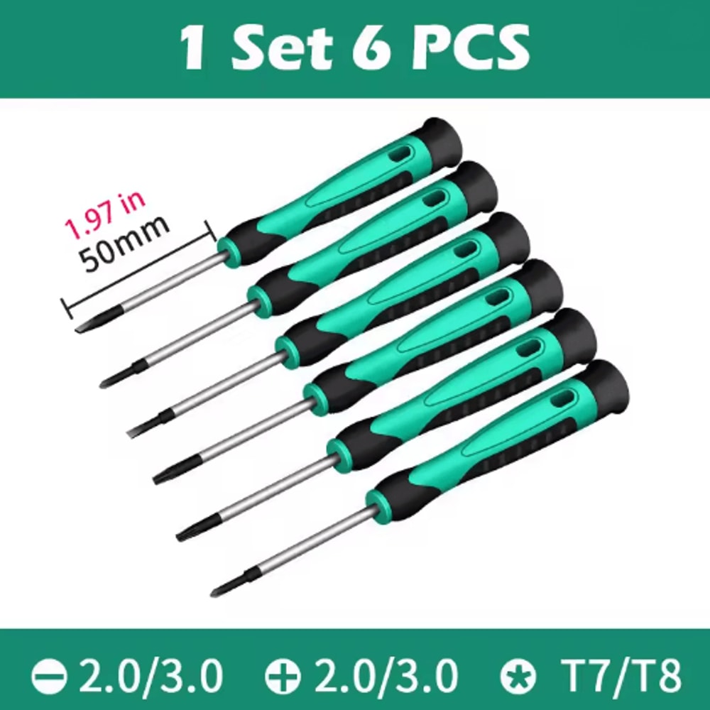 6 Piece Precision Screwdriver Set Professional Electronics Repair Tool Kit 4
