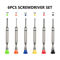 6 Piece Precision Screwdriver Set For Glasses Watch And Electronics Repair Mini Screwdriver Kit 1