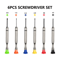 6 Piece Precision Screwdriver Set For Glasses Watch And Electronics Repair Mini Screwdriver Kit 1