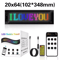 LED Matrix Car Windshield Display With App Control Flexible LED Car Display Panel 5