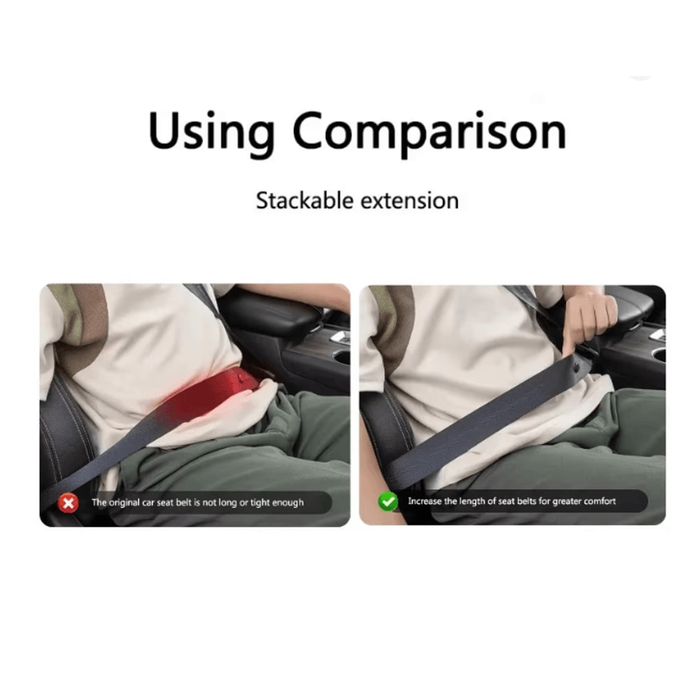 Universal Car Seat Belt Extender Clip Alloy Seat Belt Extension Buckle For Safer Comfortable Drivin 1