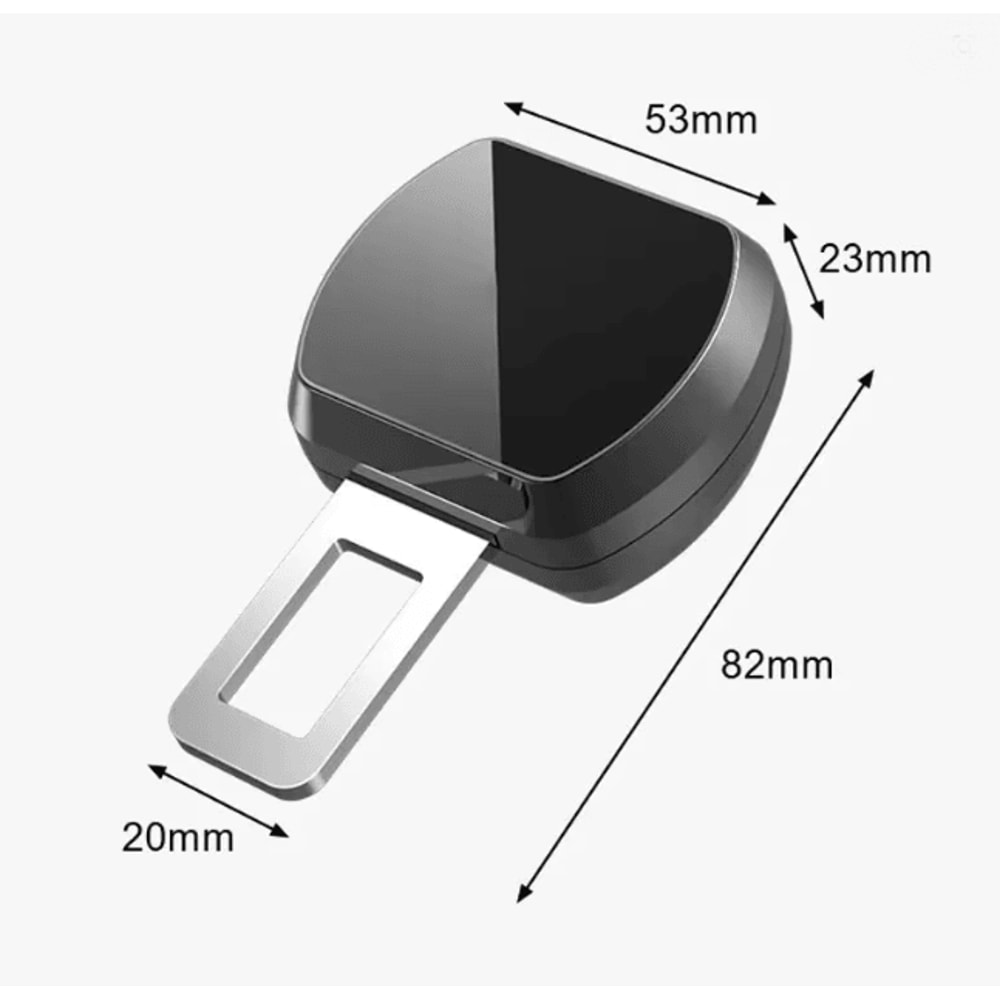 Universal Car Seat Belt Extender Clip Alloy Seat Belt Extension Buckle For Safer Comfortable Drivin 2