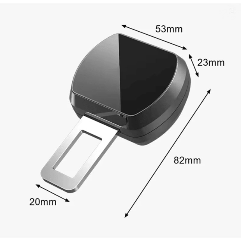 Universal Car Seat Belt Extender Clip Alloy Seat Belt Extension Buckle For Safer Comfortable Drivin 2