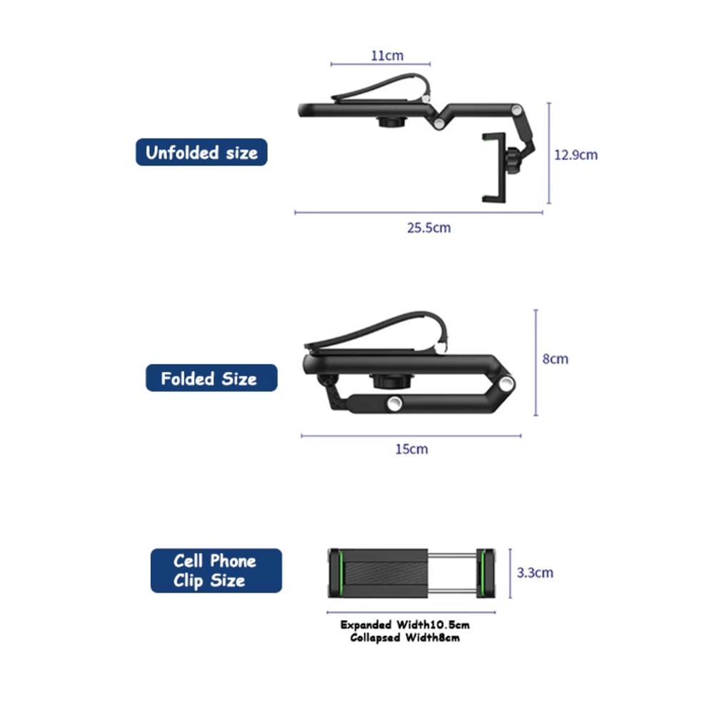 Car Sun Visor Phone Holder 360 Rotating Universal Sun Visor Phone Mount For Hands Free Driving 3
