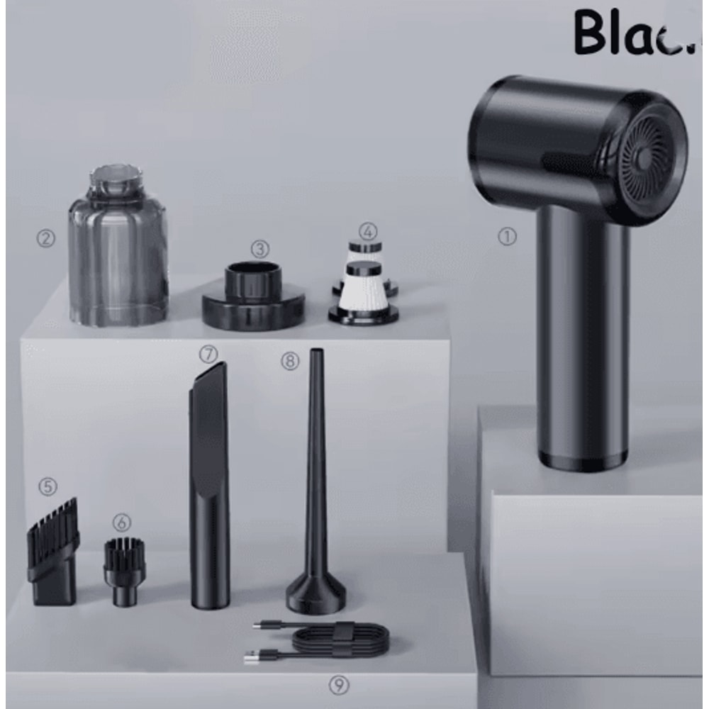 PowerBlast Portable Car Vacuum Cleaner Wireless 4 In 1 Handheld Vacuum 2