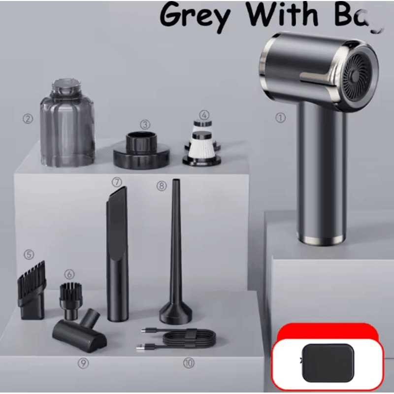 PowerBlast Portable Car Vacuum Cleaner Wireless 4 In 1 Handheld Vacuum 4