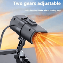 heatdrive portable car heater 12v windshield defroster fan