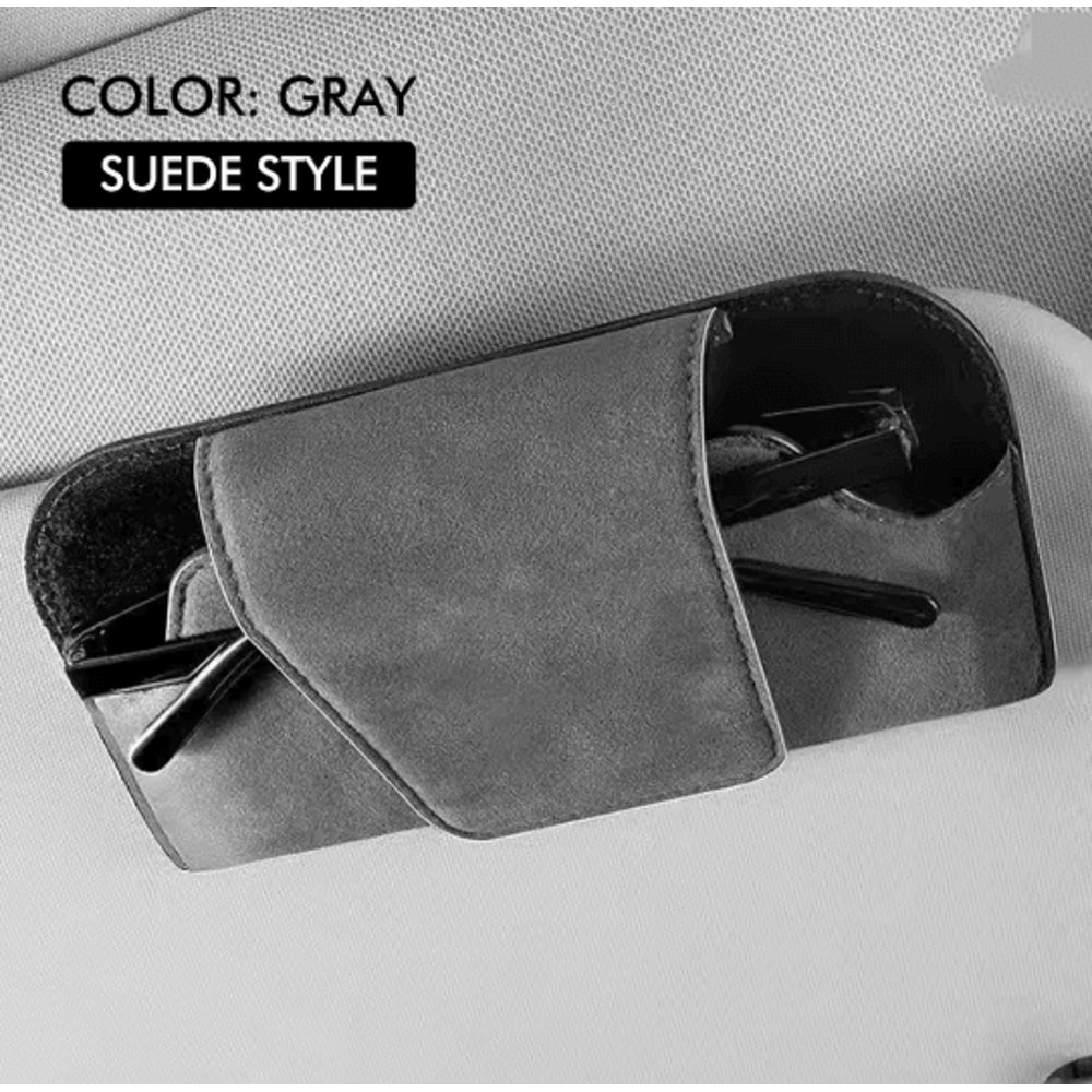 Premium Car Sunglasses Holder Sun Visor Glasses Case 2