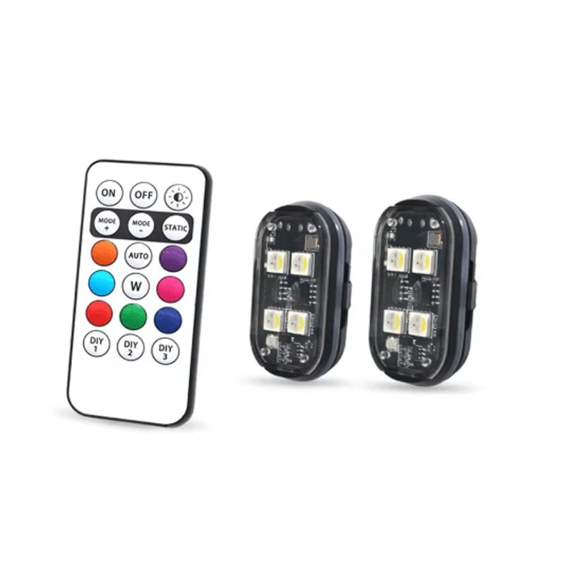 GlowGuard Wireless LED Strobe Car Warning Lights 2